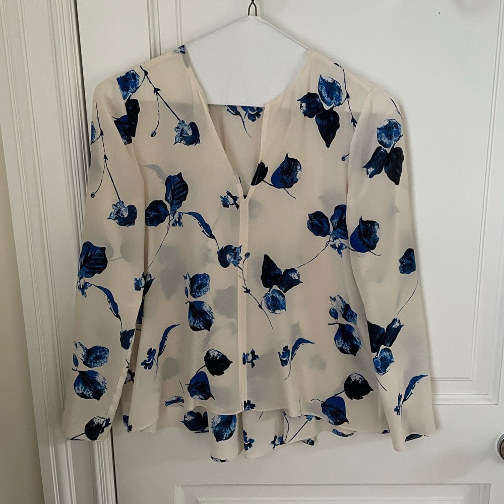 Club Monaco Floral Blouse
